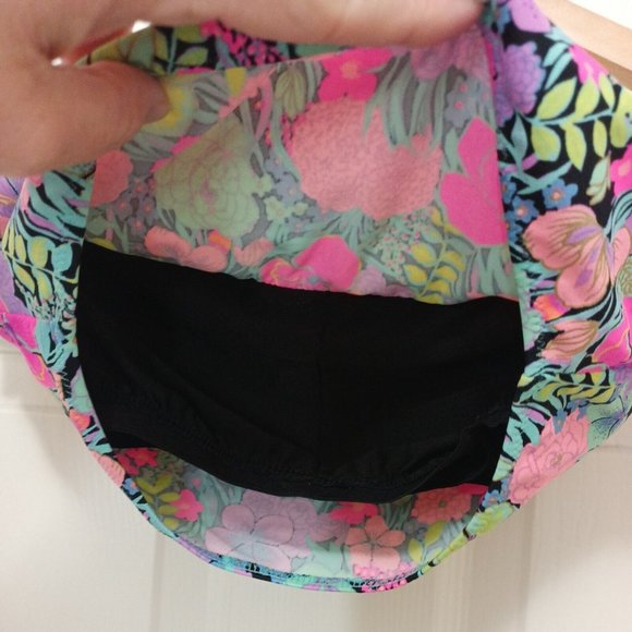 Women's Victoria's Secret Floral Print Vibrant Colorful Bikini Swim Top XSmall - Picture 3 of 6